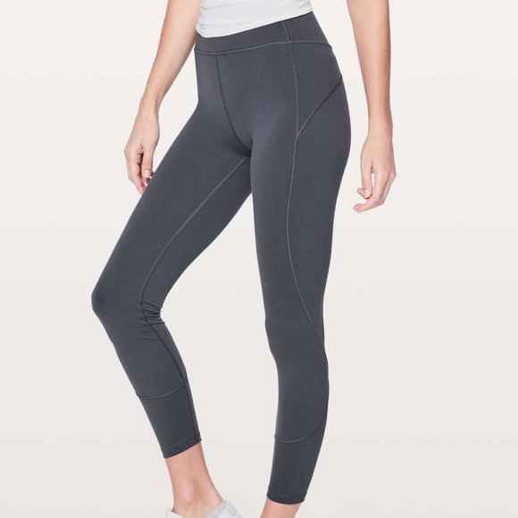 lululemon athletica Pants - Lululemon Grey In Movement High-Rise Tight Everlux Women's 10 Yoga Pants